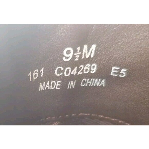 Cole Haan Slip On Loafer 9.5M Brown 161 C04269 E5‎ Square Toe Shoes VTG - Picture 6 of 9